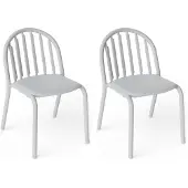 Fatboy Fred's Stoel Pak Van 2 Lichtgrijs - Tuinstoelen Aluminium Light Grey - 106490