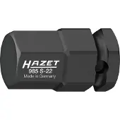 Hazet Krachtdopsleutelbit 985S-22 · 1/2 inch (12,5 mm) vierkant hol · Binnen-zeskant-profiel · SW 22 mm