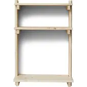 Form & Refine Beam wandplank met bureau Dennenbos
