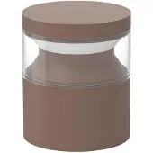 Ideal Lux Sokkellamp buiten Boeing, bruin / roest, metaal, LED buitenlamp