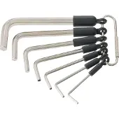 Hazet Set met haakse schroevendraaiers 2100/7R · Binnen-zeskant-profiel · 7-delig · 2 · 2,5 · 3 · 4 · 5 · 6 · 8