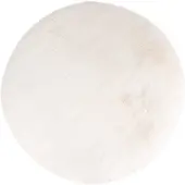 Muratap Heaven fluffy soft vloerkleed hoogpolig effen tapijt - 120 cm rond