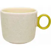 Iittala Play mok gestippeld 35 cl ivoor-olijf