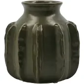 House Doctor Cactus Vaas Donkergroen - Vazen Steengoed Dark Green - 900000012