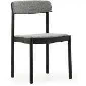 Normann Copenhagen Timb Stoel Zwart / Hallingdal 166 - Stoelen As Black - 714603