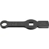 Hazet Ring-slagsleutel · met 2 slagvakken 2872SZ-24 · 3/4 inch (20 mm) vierkant hol · Buitentwaalfkant profiel · SW 24 mm