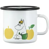 Muurla Moomin emaille mok 25 cl Joyfull Apples