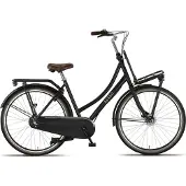Altec Retro - Transportfiets - Damesfiets - 28 Inch - 57 cm - 3 versnellingen - Rollerbrakes - Mat Zwart