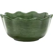 Mateus Oyster Kom 13 Cm Woudgroen - Serveerkommen Keramiek Forest Green - EFG24G