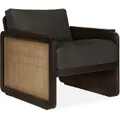 Ethnicraft Panel Fauteuil Teak / Grijs - Fauteuils Linnen Grey - 10771