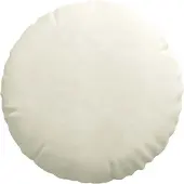 vidaXL Zitkussens 2 st Fluweel Crème Ø50 x 19 cm