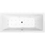Polysan Krysta Whirlpoolbad, 180x70x39cm, Active Hydro-Air, chroom