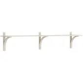 Swedese Levi plankrek 1 plank Witgepigmenteerd essen-messing, 180 cm