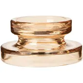 Broste Copenhagen Petra Kaarshouder L Bruin - Kandelaars Glas Brown - 14496154
