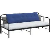 vidaXL Rugkussen Politieblauw 180 x 50 cm Corduroy stof