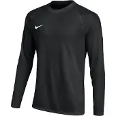 Nike Dri-FIT Park VIII Voetbalshirt Lange Mouwen Kids Zwart Wit