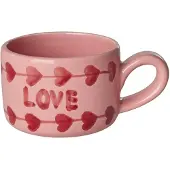 Rice Cappuccinokopje 20 Cl Love - Koffiekopjes Keramiek - CECUP-HPCALOVE