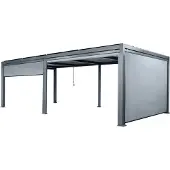 Suns Maranza Rolgordijn 330 cm Matt Royal Grey zijkant