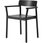 &tradition Betty TK10 Armstoel Black Lacquered Ash