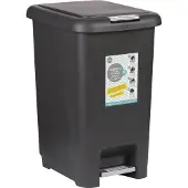 Urban Living Zwarte pedaalemmer 15 L