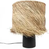 Bazar Bizar De Pandan Tafellamp - Zwart Natuurlijk