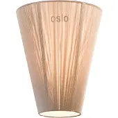 Northern Oslo Wood vloerlamp kap beige