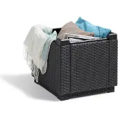 Allibert Cube hocker met opbergruimte (42x42 cm)