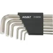 Hazet 2100-Satz Inbus Haakse schroevendraaierset 3 mm, 4 mm, 5 mm, 6 mm, 8 mm, 10 mm 6-delig