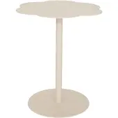 Atmosphera Fiora Bijzettafel - Ø43xH51cm - Ivoor