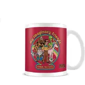 Steven Rhodes - Fun Kop - My Imaginary Friends - voor Geen - wit - Maat Standard