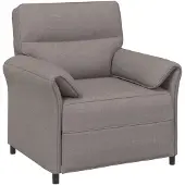 vidaXL Bank 100% polyester metalen frame MDF, Multiplex
