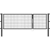 Alberts Deur met dubbel hek 300 cm breedte (100 + 200 cm), in verschillende hoogten