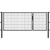 Alberts Deur met dubbel hek 300 cm breedte (100 + 200 cm), in verschillende hoogten