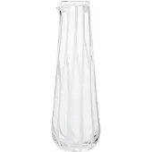Broste Copenhagen Stripe karaf met dop 0,8 l Clear-white stripes