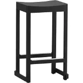 Artek Atelier Barkruk 65 Cm Zwart - Barkrukken Beuken Fineer Black - 28104604