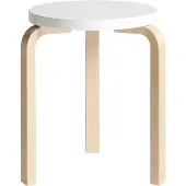 Artek 60 Kruk En / Wit - Krukken Berk White - 28000155
