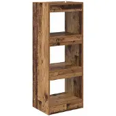vidaXL Boekenkast 3-laags 40 x 30 x 103 cm Bewerkt hout Oud hout
