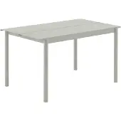 Muuto Linear Steel Tafel Grey | 140 x 75 CM | 55.1 x 29.5in