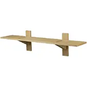 FDB Møbler B100 Sorø Schap 24x100 Cm - Wandplanken Eiken Oak - B1000110512