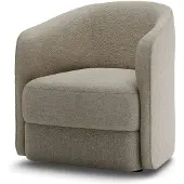 New Works Covent Loungestoel Smal - Fauteuils Bouclé Hemp - 42210NEBA003
