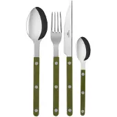 Sabre Bistrot Bestekset 24 Stuks Green Fern - Besteksets Roestvrijstaal Fern Green - 2346-024-1249