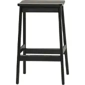 Form & Refine Angle Standard barkruk 65 cm Zwart