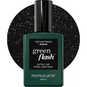 Manucurist Paris Green Flash Gel Polish - Sparks (Sparkling Black) - UV & LED Gel Nagellak - 12-Free, Bio-Sourced (84%) - Professionele Manicure - 15 ml