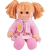 Bigjigs babypop stoffen pop Ella 30cm