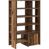 vidaXL Schoenenkast 2 st 62 x 35 x 100 cm Bewerkt hout Oud hout