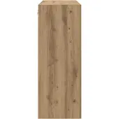 vidaXL Wandgemonteerde Kasten 2 st artisanaal eikenkleurig