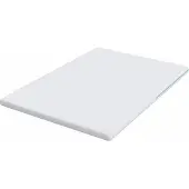 vidaXL Matras Topper Wit 160 x 200 cm Jacquard stof