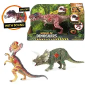 Toi-Toys Toi Toys Beweegbare Dino Met Geluid Bruin bruin Kunststof Speelfiguur