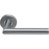 In-Door Deurkruk 204 rvs rond