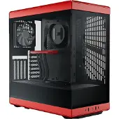 HYTE Y40 Tempered Glass Midi-tower PC-behuizing Zwart-rood